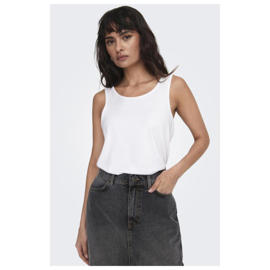 Only Γυναικεία αμάνικη μπλούζα Regular Fit Round Neck Tank Top Only Γυναικεία αμάνικη μπλούζα Regular Fit Round Neck Tank Top